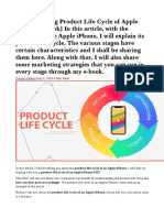 Apple Iphone Life Cycle Management