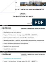 Criterios de diseño geotécnico de cimentaciones superficiales