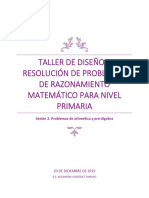 Sesión 2. Aritmética y Pre-Álgebra PDF