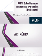 Soluciones S2 Aritmética y Pre-Álgebra Estatal PDF