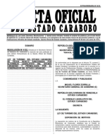 G.O.No4616 LEY DE TURISMO CARABOBO PDF