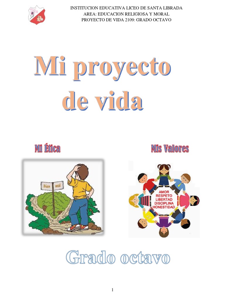 Proyecto de Vida para Octavo Grado | PDF