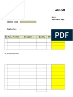 IMS - 048 PLT Adjustment Form