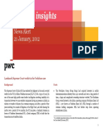 PWC News Alert 21 January 2012 Vodafone International BV