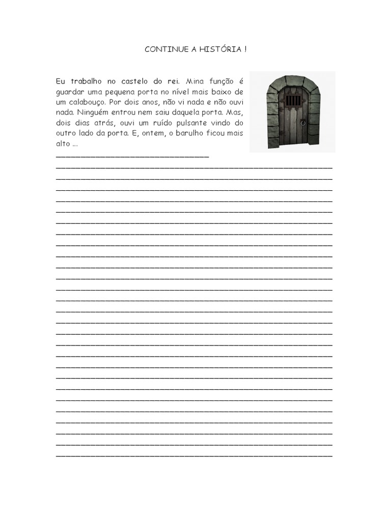 Redação Continue A História ! | PDF