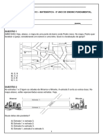 AVALIAÇÃO DIAGNOSTICA 5 ANO MATEMATICA