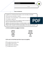 Evaluación Inicial Lengua 3º PDF