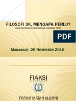 Dr. Doddy Filosofi 3K Mengapa Perlu