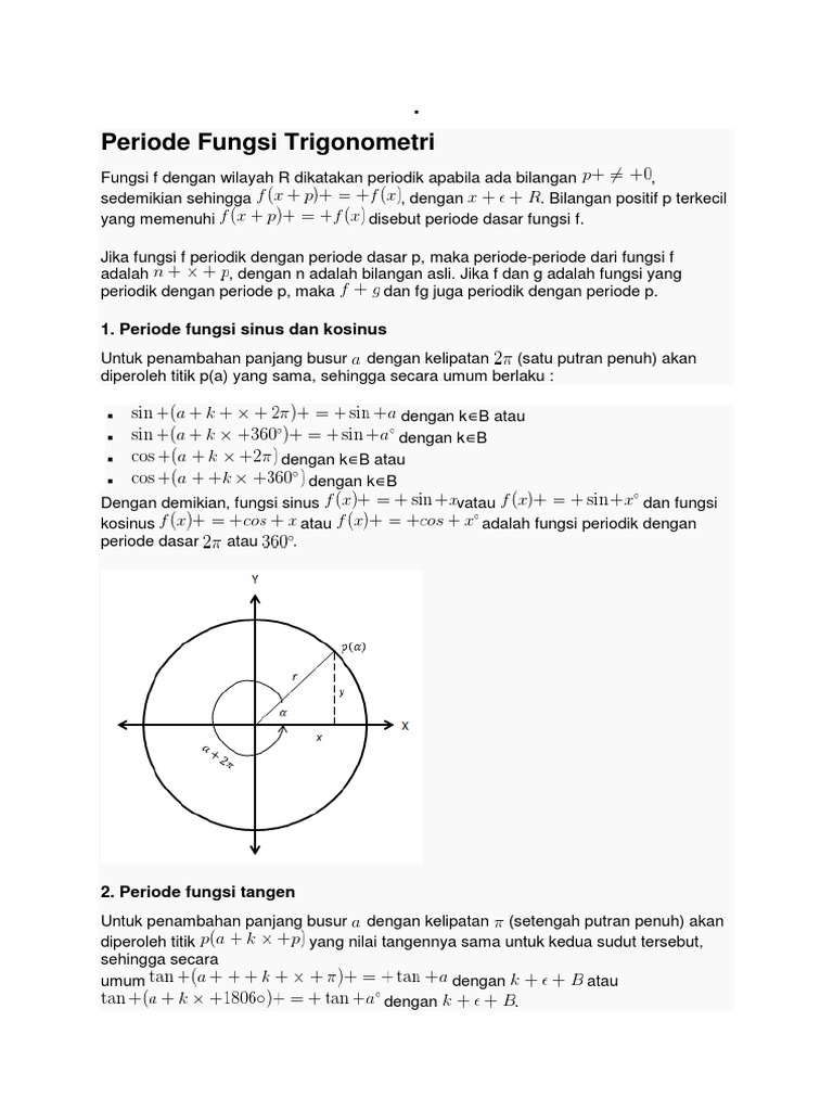 Periode Fungsi Trigonometri | PDF