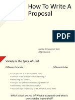 How To Write A Proposal New Format PDF