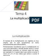 Tema 4 Virtual de Regletas La Multiplicación