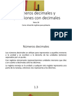 Decimales operaciones números 40