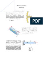 Mecánica de Materiales II Ejercicios 2a