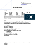 Sample Psychological Testing Results Rev. 3 PDF