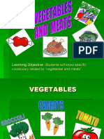 Vegetables and Meats