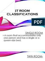 Guest Room Classification
