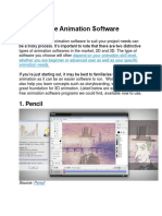 2D Best Free Animation Software