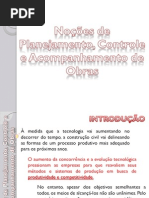 Noções de Planejamento, Controle e Acompanhamento de Obras