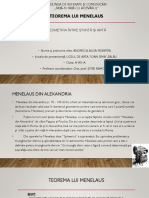 Teorema Lui Menelaus - Prezentare Powerpoint