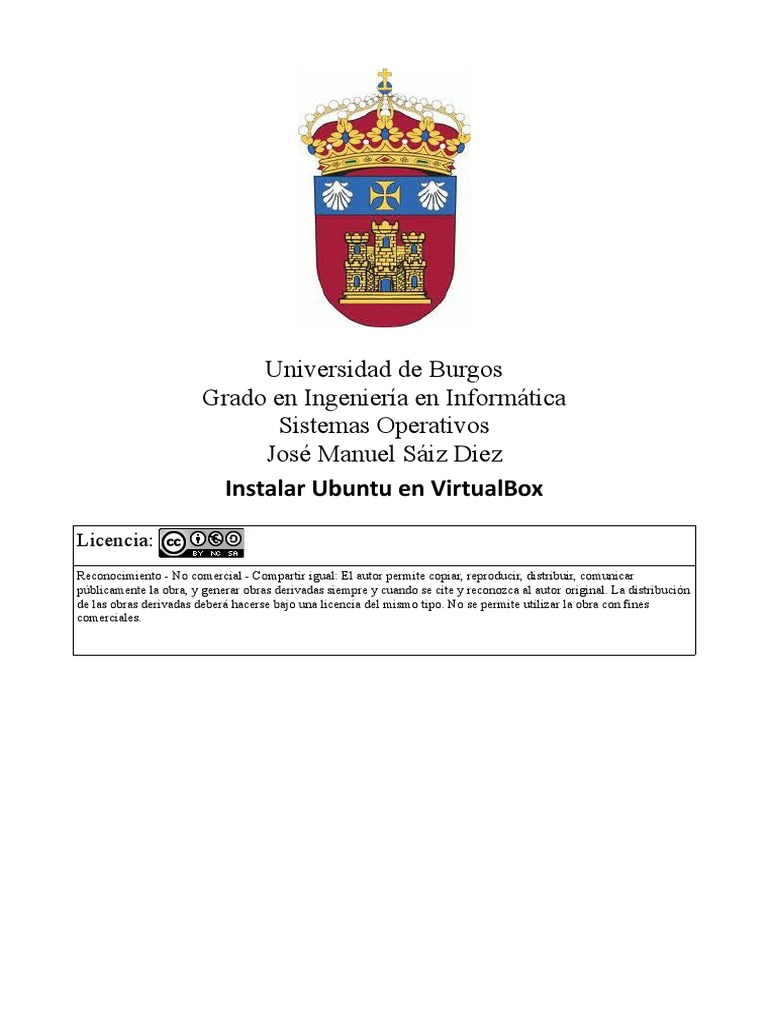 Instalar Ubuntu en VirtualBox | PDF | Juegos y actividades | Informática