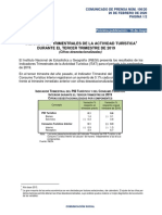 Indicadores Trimestrales de La Actividad Turística