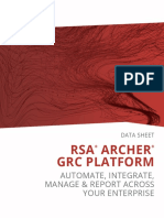 Rsa Archer GRC Platform PDF