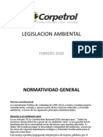 LEGISLACION AMBIENTAL FEBRERO 2020