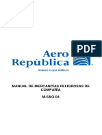 M-S - Q-04 Manual Mercancías Peligrosas Aero República Rev. 2 PDF