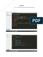 Actividad 3 Codigo HTML y Css