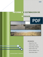 Trabajo de Estimación de Riesgo en El AA - HH Los Girasoles - Tinguiña