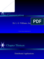 Data Communications: Dr. L. G. Williams, Instructor