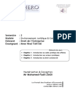 Droit Entreprise Taktak PDF
