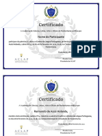 Aclap Certificade de Palestras 2020