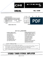 Hitachi FT M1 Service Manual
