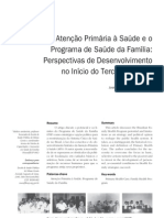 A Atenção Primária À Saúde e o Programa de Saúde Da Família