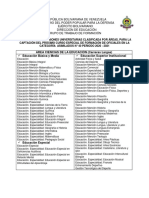 Carreras Cefoa 40 2020 - 2021