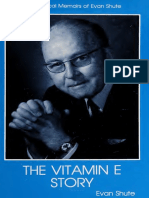 The Vitamin E Story PDF by Dr. Evan Shute (Foreword by Dr. Linus Pauling )
