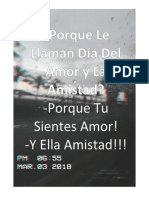 ¿Porque Le Llaman Día Del Amor y La.docx