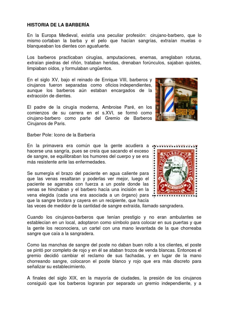 Historia de La Barbería | PDF | Naturaleza
