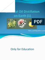 Essential Oil Distillation on Earth
