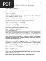 Best Emcee Script For Graduation Documents Scribd