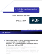 Case Study of the Indian Equity Derivatives Market