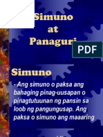 Simuno at Panaguri