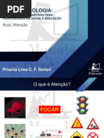 M1_Aula4_Atenção e Casos clinicos_Dra. Priscila Lima C F Sertori_Apresentação