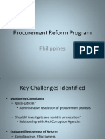 Philippines Procurement Reform Program