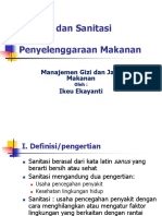 Higiene Dan Sanitasi DLM Penyelenggaraan Makanan Revisi 2012