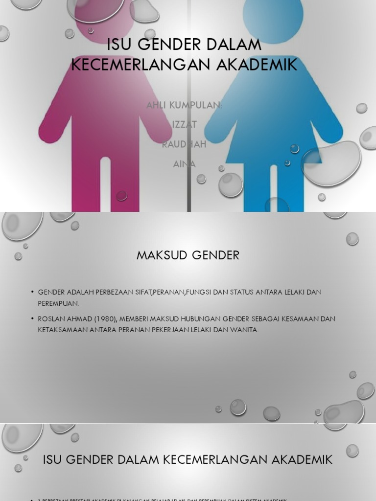 Isu Gender Dalam Kecemerlangan Akademik | PDF