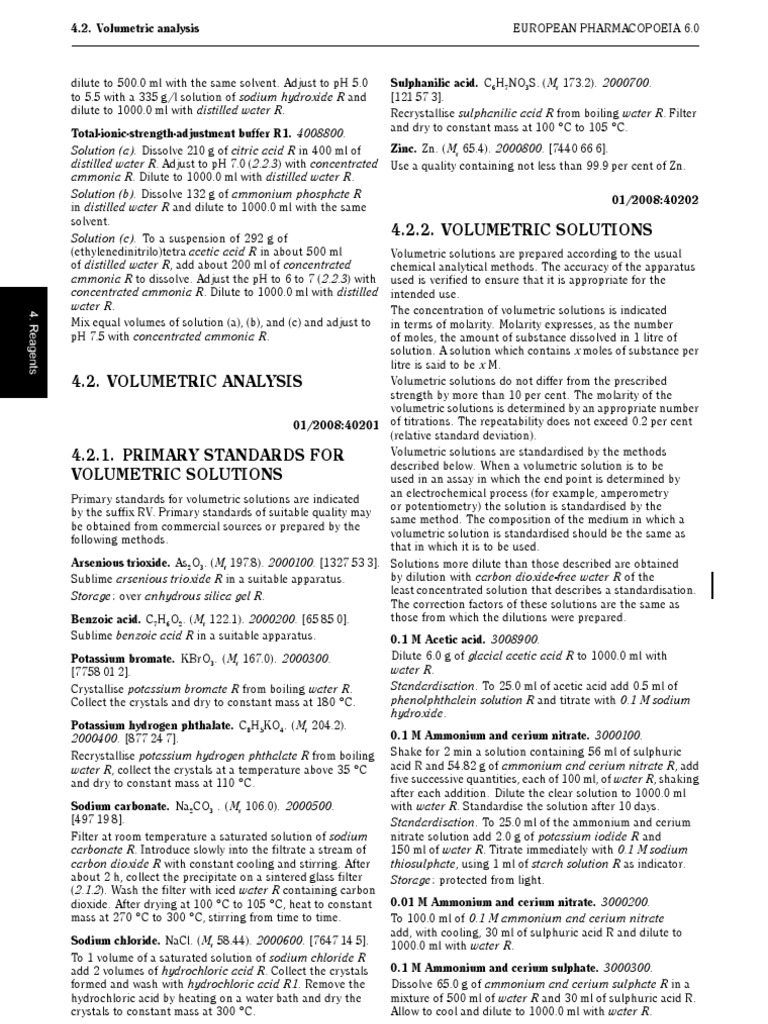 Volumetric Solutions Pdf Solution Solubility