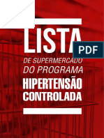 Lista de Supermercado Do Programa Hipertensao Controlada