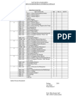 Format Transkrip Nilai Kosong 2